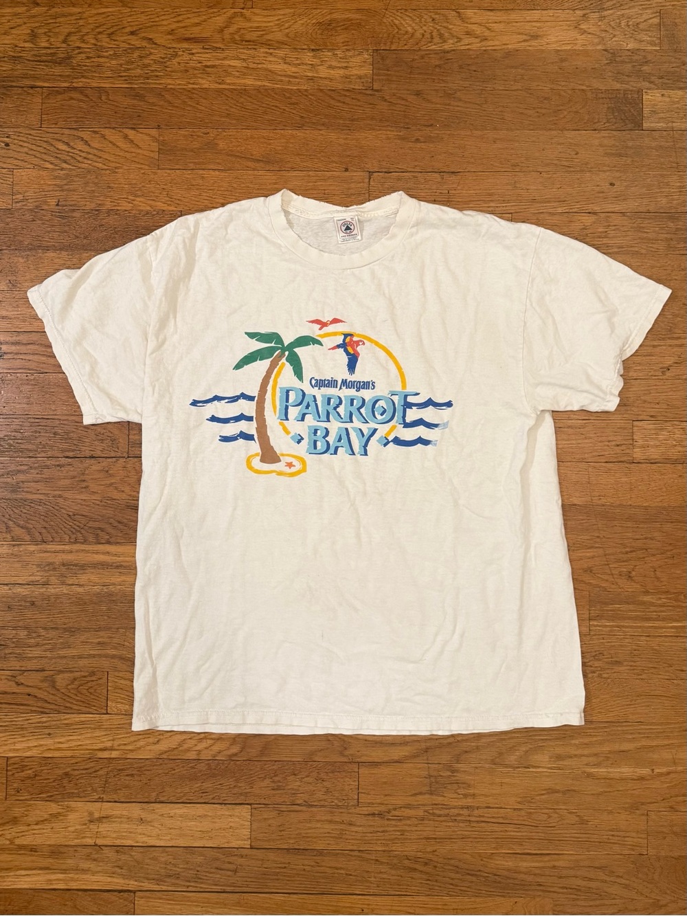 Vintage Y2K Captain Morgan's Parrot Bay Promo Tee
